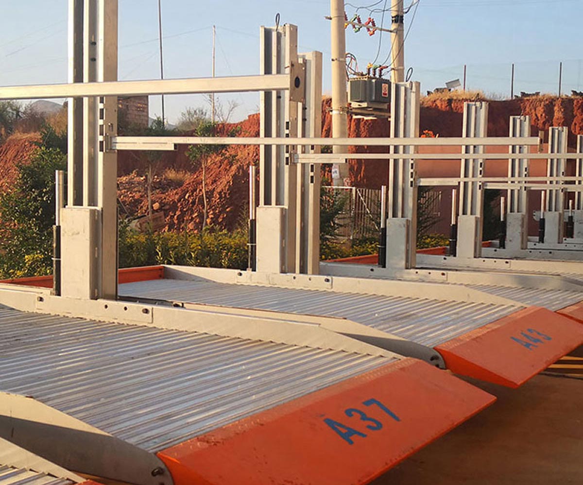 江北兩柱簡易式機械式立體車庫改造